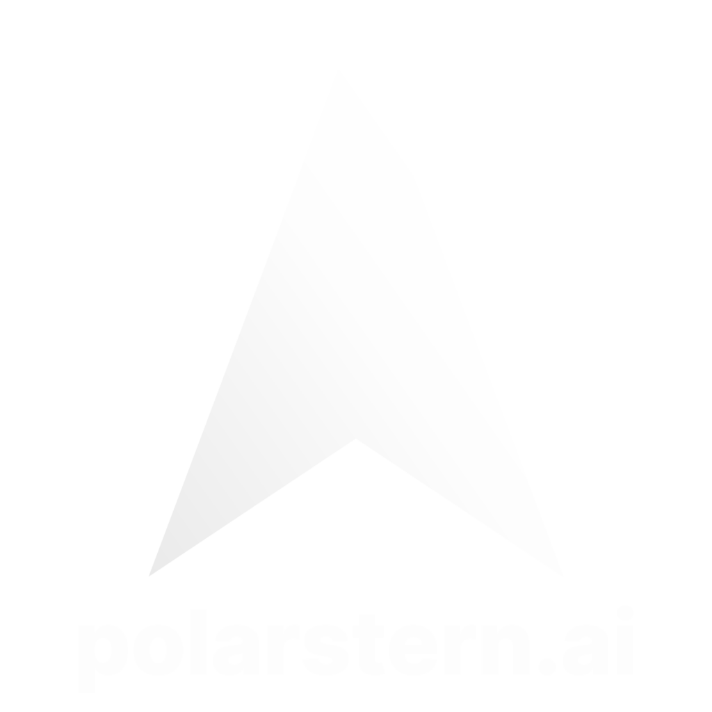 weißes polarstern.ai Logo